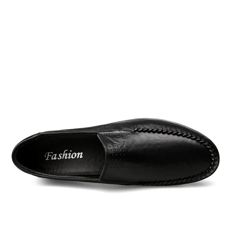 CLAX Men's Shoes Slip on 2019 Spring Summer Male Leather Shoe Genuine Casual Loafers Man Boat Footwear Moccasins Soft | Обувь