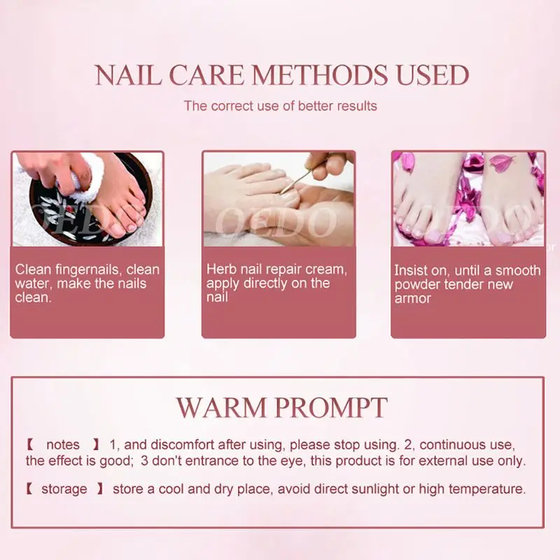 Уход за ногтями натуральное масло против грибка питает травяные питательные