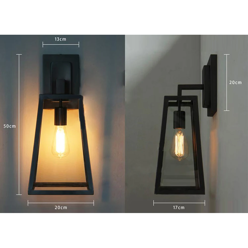 Домашние настенные светильники для кухни лобби ванной комнаты антикварные