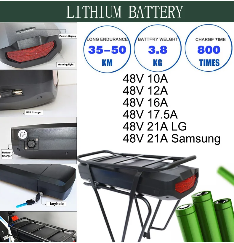 2" 700C мотор для центрального движения колеса 48V 500w комплект для переоборудования электрического велосипеда 48v литиевая батарея, фара для электровелосипеда в комплект для передний ступичный узел мотор для электрического велосипеда