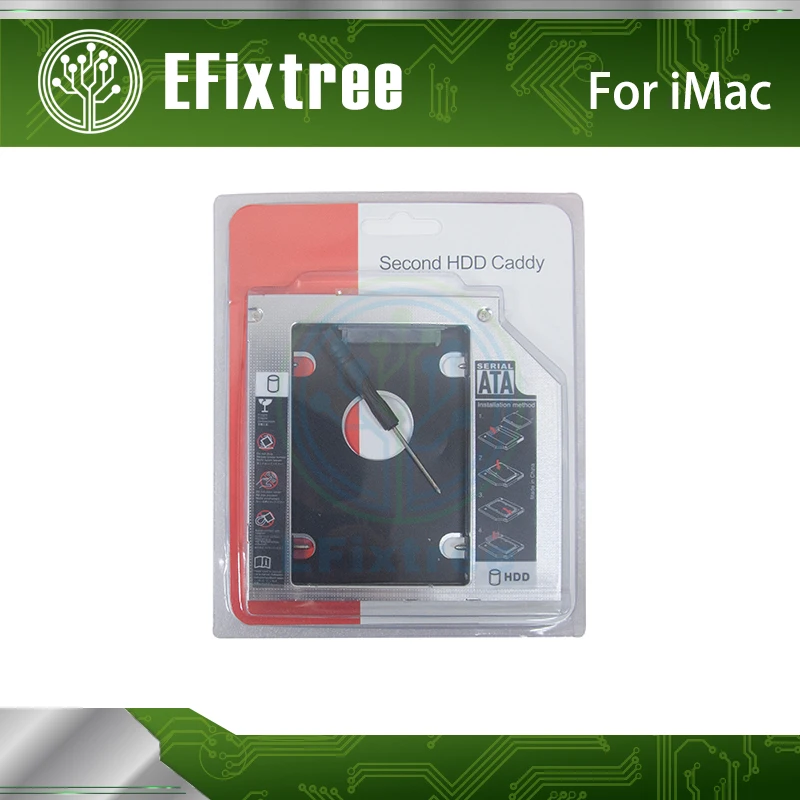 2 й жесткий диск HDD SSD Optical bay Caddy Для iMac 2009 2010 2011 Swap с разъемом для дисков на жестком