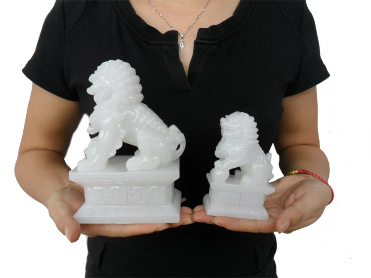 Большой медный Лев Пекинского льва домашний талисман из смолы ремесла предметы