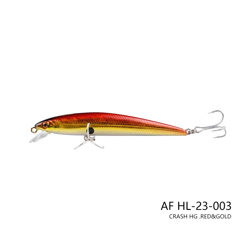 ANYFISH RV MINNOW 80F плавающая приманка для рыбалки 8 см 5,4 г жесткая приманка с 2 рыболовными крючками глубина погружения 0,4-0,6 м воблер - Цвет: AF HL-23-003