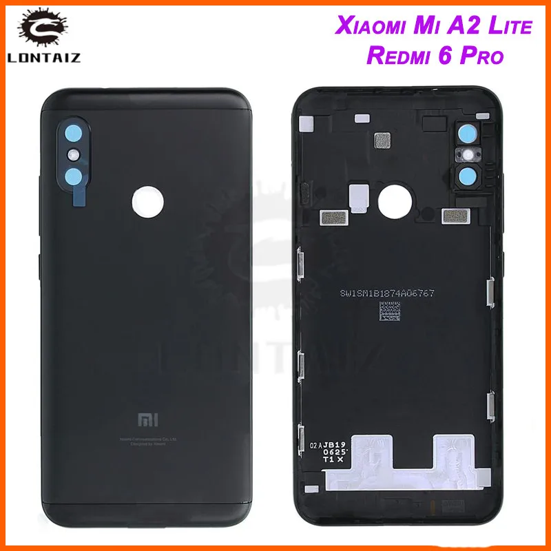 Крышка батарейного отсека для Xiaomi MI A2 Lite корпус + кнопки регулировки громкости
