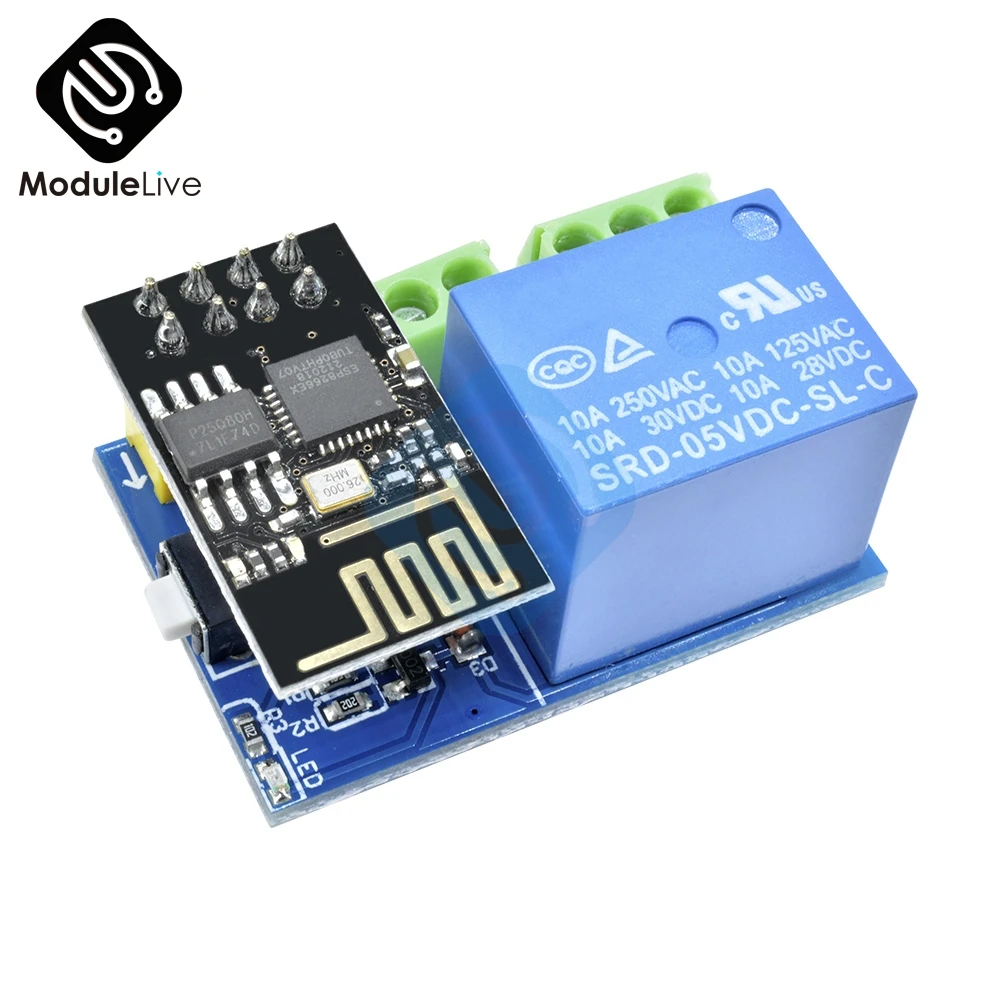 5 в ESP8266 ESP-01 Wi-Fi релейный модуль приложение дистанционное управление IOT релейный переключатель ESP01 беспроводной для Arduino умный дом Интернет вещей