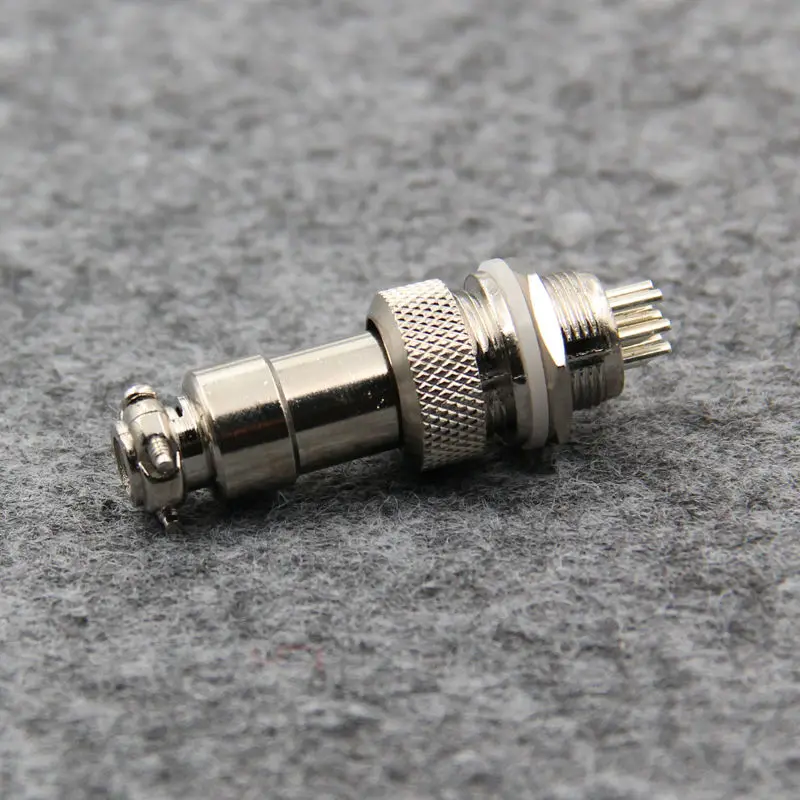 1 шт. GX12 7-контактный высококачественный штекер и гнездо 12 мм проводной кабельный