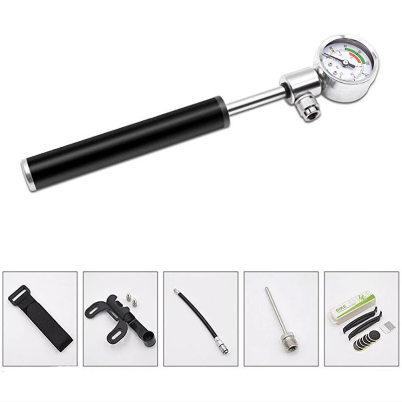 Портативный велосипед насос сплава Велоспорт мини высокой Давление ручной