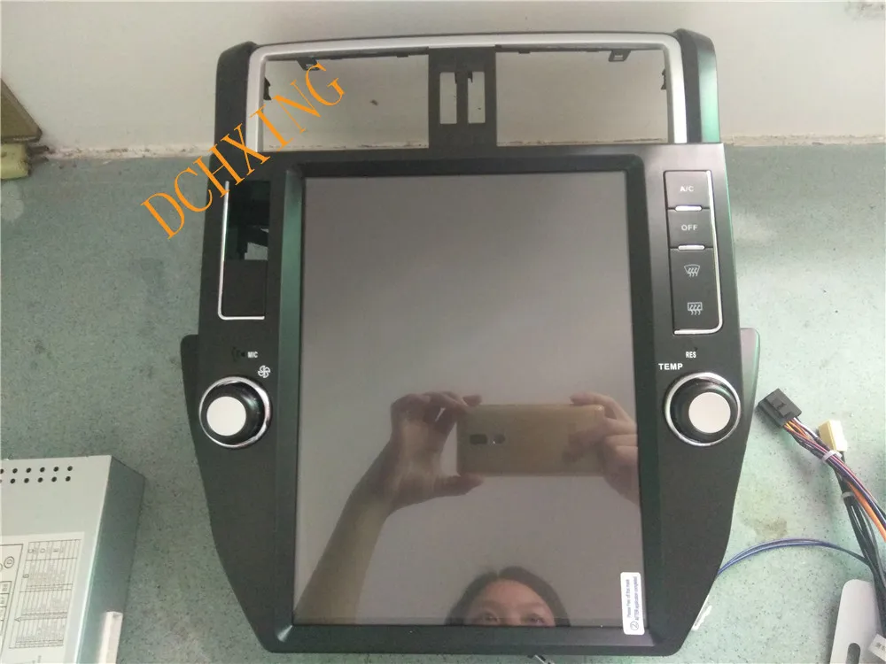 12,1 ''tesla стиль Android 8,1 автомобильный dvd-плеер gps навигация для Toyota Land Cruiser Prado 2010 2011 2012 2013 PX6 CARPLAY