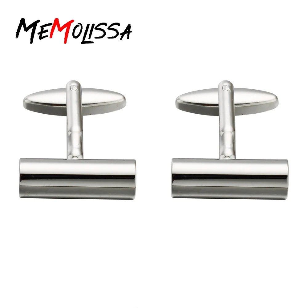 

MeMolissa простые цилиндрические запонки для мужчин gemelos para hombre camisa gemelos запонки