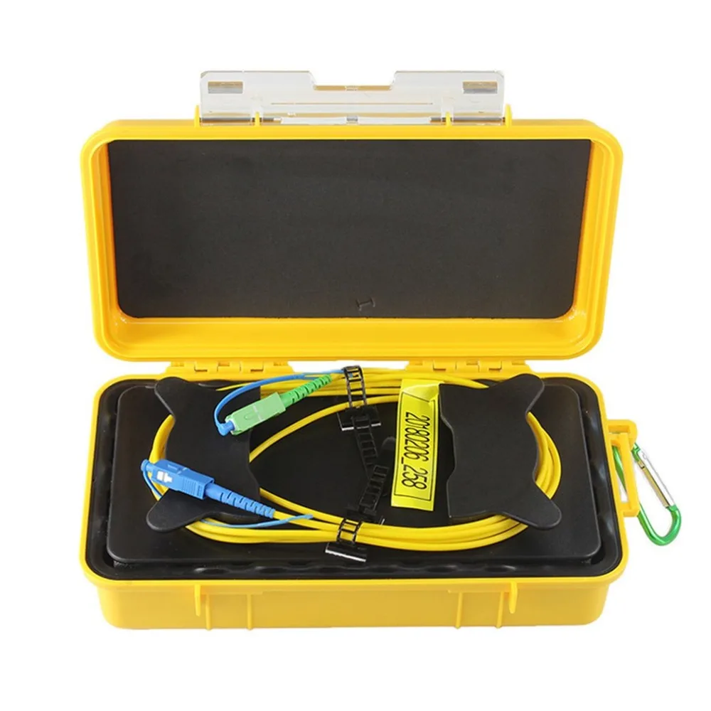 SC-UPC/SC-APC Professional Single Mode 1KM OTDR Launch Cable Box Fiber Ring Optic Drop Shipping Sale | Инструменты