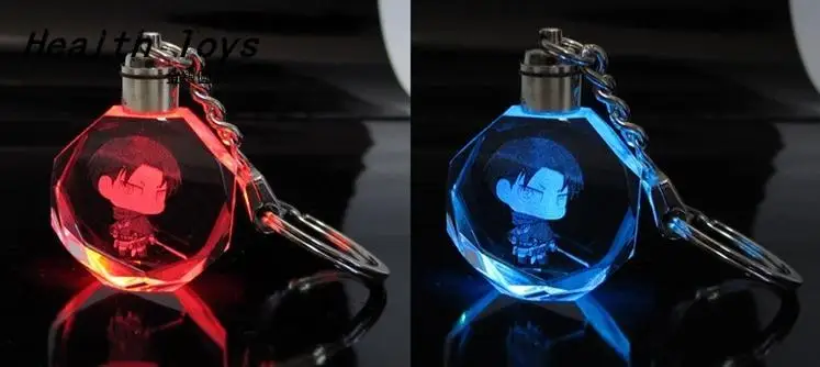 Shingeki no Kyojin/Attack On Titan/AOT Аниме фигурки Мультяшные куклы брелок K9 кристалл экшен гейк