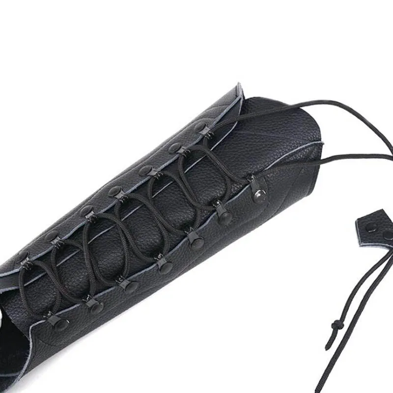 Стрельба из лука коровья кожа регулируемый Защитный Рычаг охотничий лук и Стрела