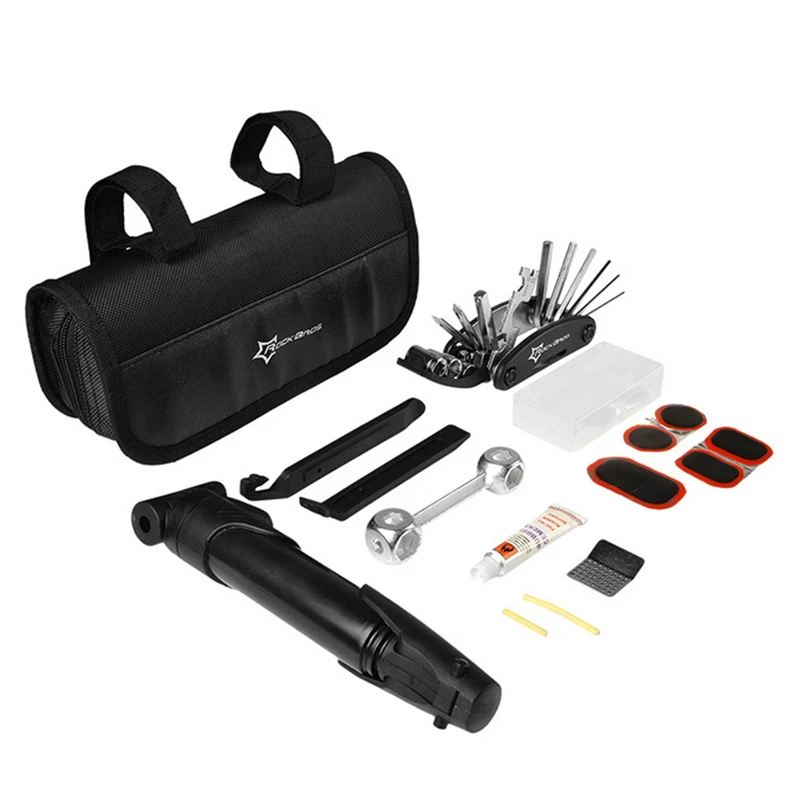 Универсальный ремонтный набор для велосипеда - складной ключей монтажек и