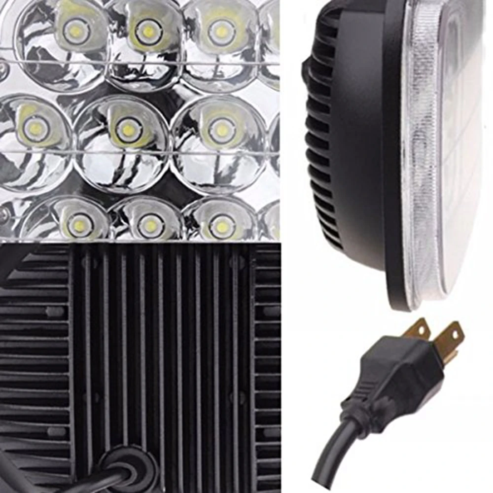 Светодиодный хромированный налобный фонарь LH RH комплект низких/высоких ламп для