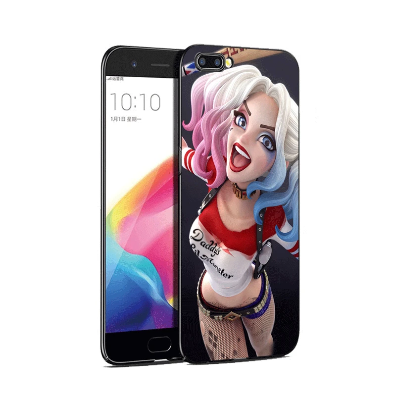 Силиконовый чехол для телефона Harley Quinn OPPO A3s A39 A57 F1s A59 A83 A1 A73 F5 F7 F9 A7X R9S Reno 3 Pro Realme