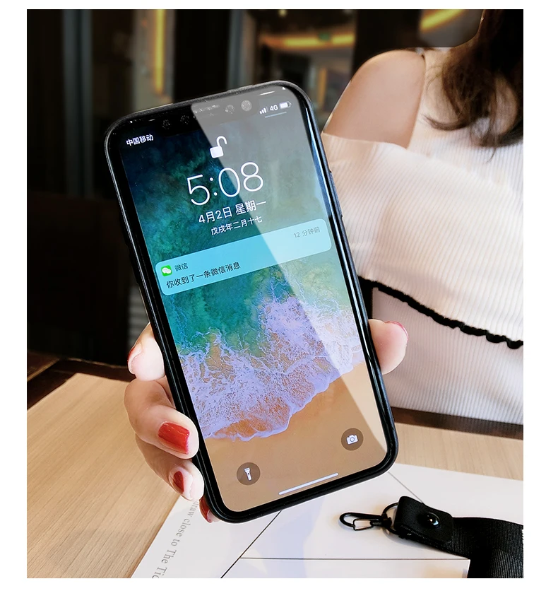 Для iPhone 6 6s plus чехол для сотового телефона 7/8 милое покрытие с медведем голубой