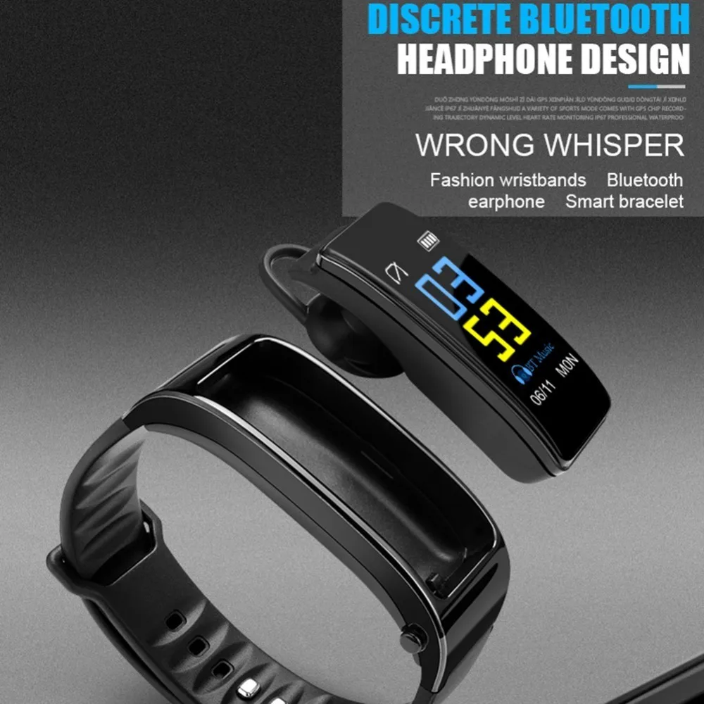 Bluetooth Y3 цветная гарнитура, умный Браслет, монитор сердечного ритма, спортивные Смарт-часы, шагомер, фитнес-трекер, браслет