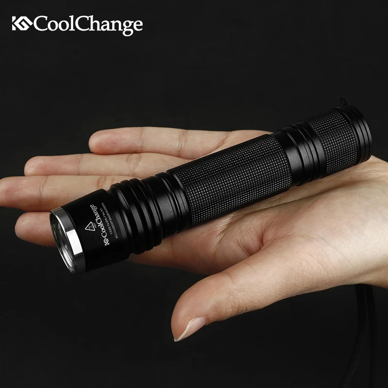 Велосипедный светодиодный фонарик CoolChange 1000 лм 5 режимов фары CREE T6 для велосипеда