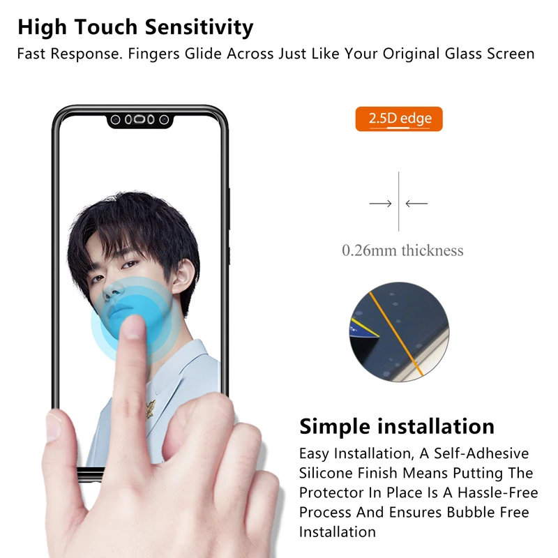 Закаленное стекло для Huawei Mate 9 lite Защитная пленка экрана телефона закаленное 9H