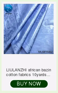 LIULANZHI Африканский Базен хлопчатобумажная ткань 10 ярдов Нигерия Базен broderie для мужчин ткань высокого качества Базен getzner ткань ML6B102