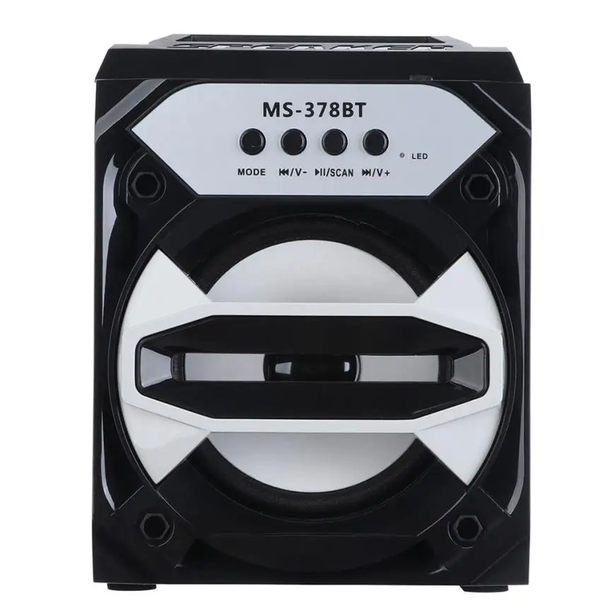 Boombox Bluetooth LED USB AUX TF fm радио портативный уличный беспроводной супер бас динамик
