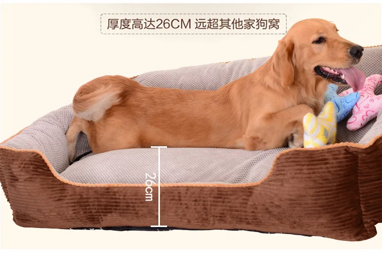Высокое качество новинка 2017 большой размер большая собачья кровать мягкий