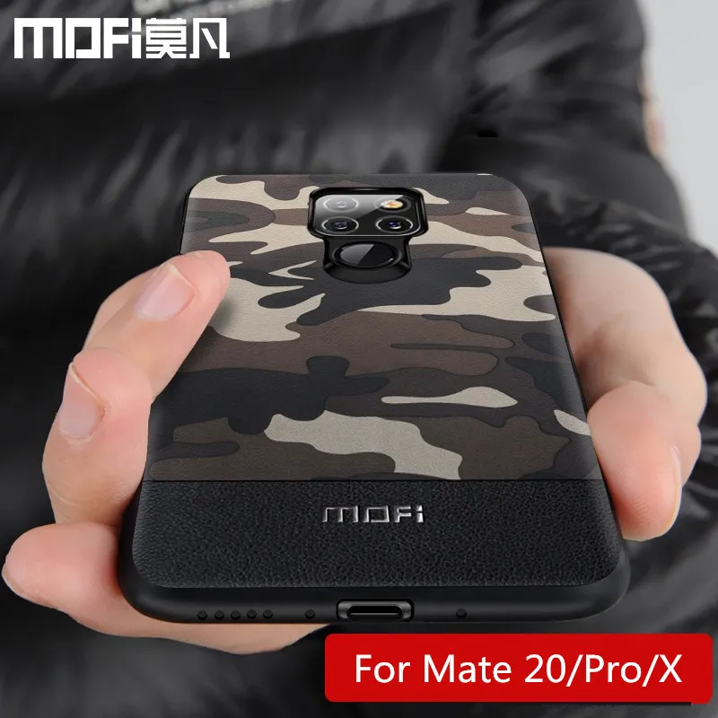 Для Huawei mate 20 x чехол MOFi Оригинал mate20 задняя крышка Камуфляжный узор