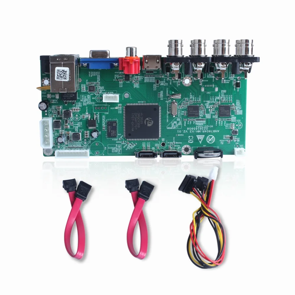 SSICON 8CH 1080N DVR Гибридный NVR плата 5 в 1 Поддержка IP/AHD/CVI/TVI/CVBS камера CCTV видео рекордер модель с 2 Satas HDD