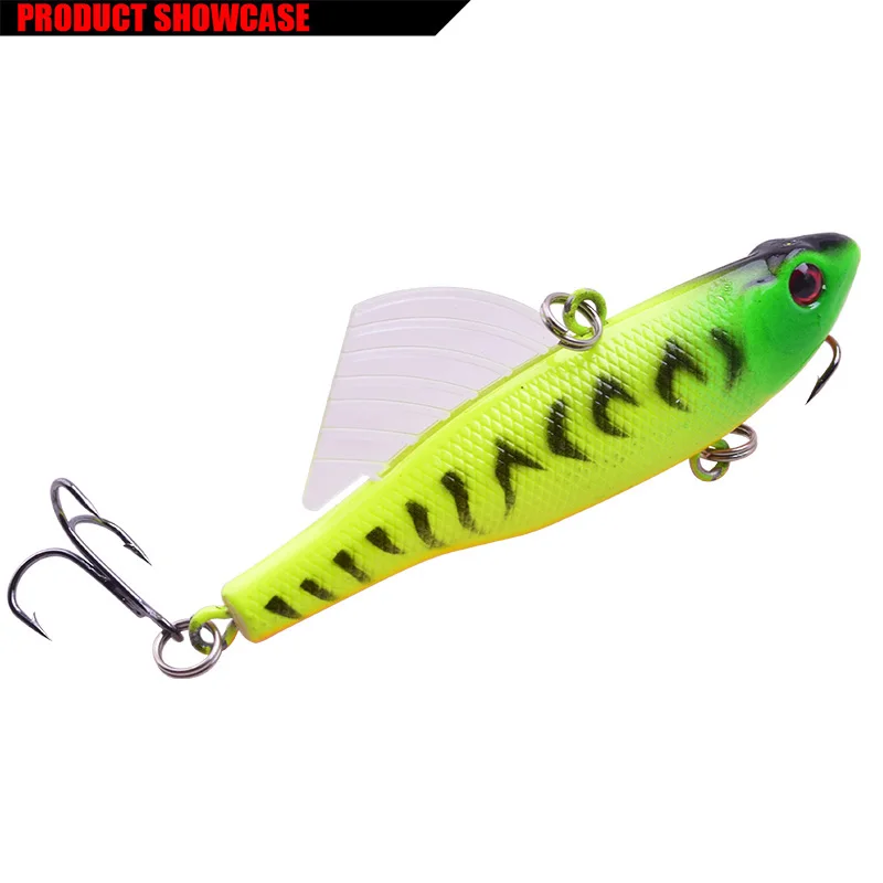 1 шт для зимней рыбалки приманки 7 см 16 гр. погружная блесна вибрации твердая