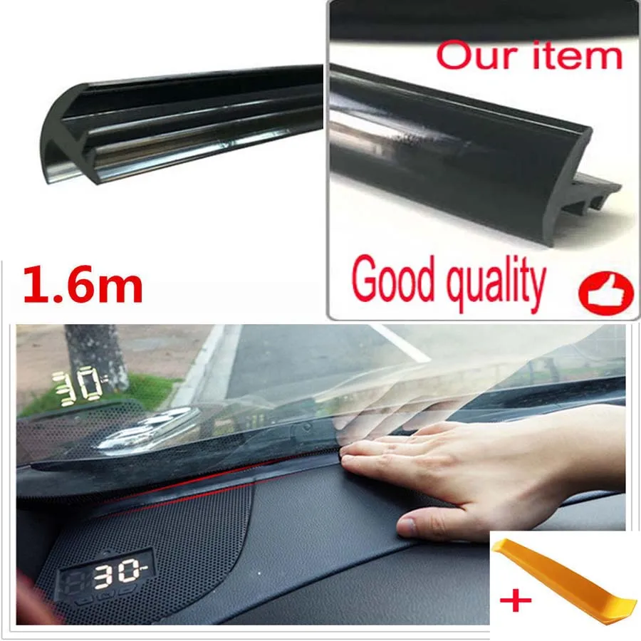 

1.6m Soundproof Dustproof Sealing Strip for Auto Car Dashboard Windshield+tools