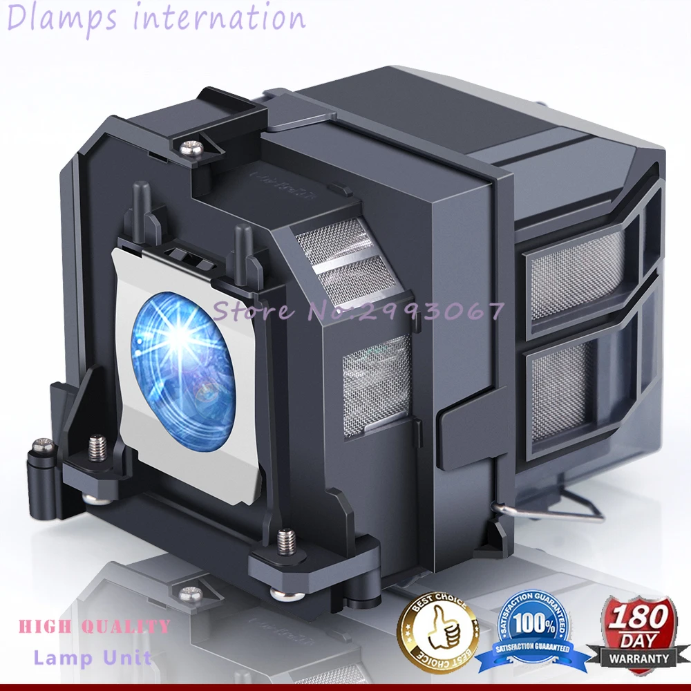 Совместимость CB 670 675W 675Wi ELPLP90 V13H010L90 для Epson Замена лампы проектора с