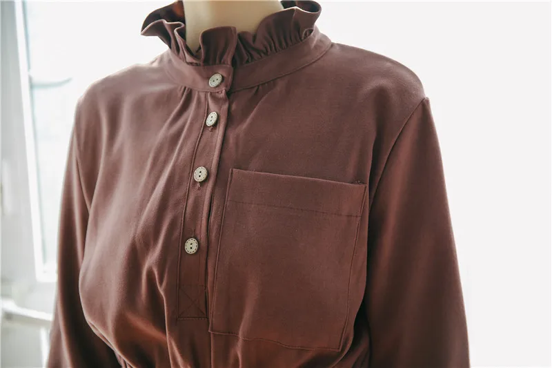 Милое Платье Мори для девушек 2018 новые весенне осенние замшевые женские платья с