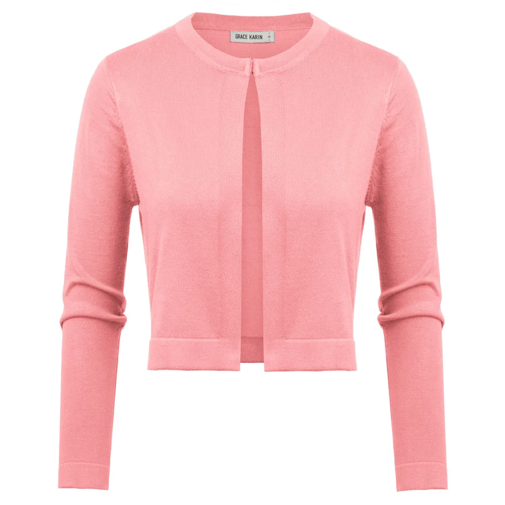 Куртка кардиганские женские топы укороченная трикотажная теплая блузка пальто