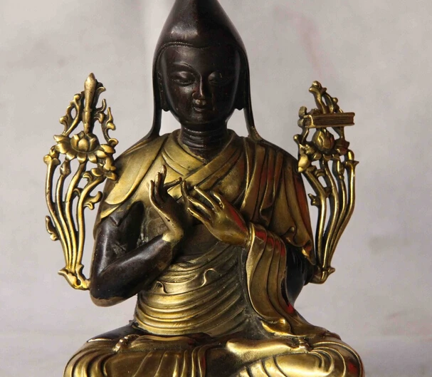 USPS в США S3623 Тибетский буддизм бронзовый медный позолоченный храм Tsongkhapa Tsong-kha-pa