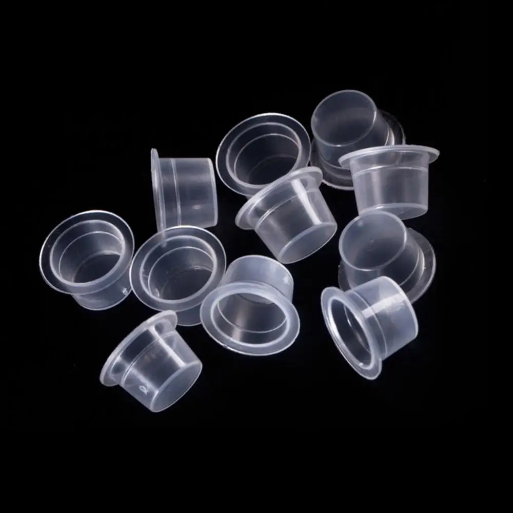 100 шт. S/M/L пластиковые одноразовые чернила для микроблейдинга тату стаканчики