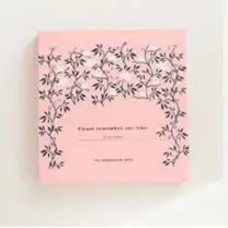 Pink Sparrow 6 дюймов 100 карманов мини-фотоальбом для Instant Polaroid 15,2x10,2 см чехол для фотографий для хранения Fujifilm Instax Мини-альбом для вставки - Цвет: Pink Sparrow