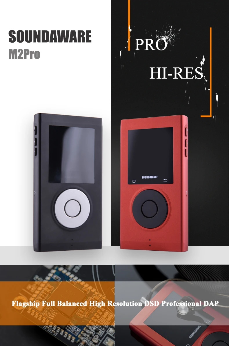 Soundaware M2 Pro M2pro DAP Hi-res полный сбалансированный DSD Портативный Hifi музыкальный плеер MP3