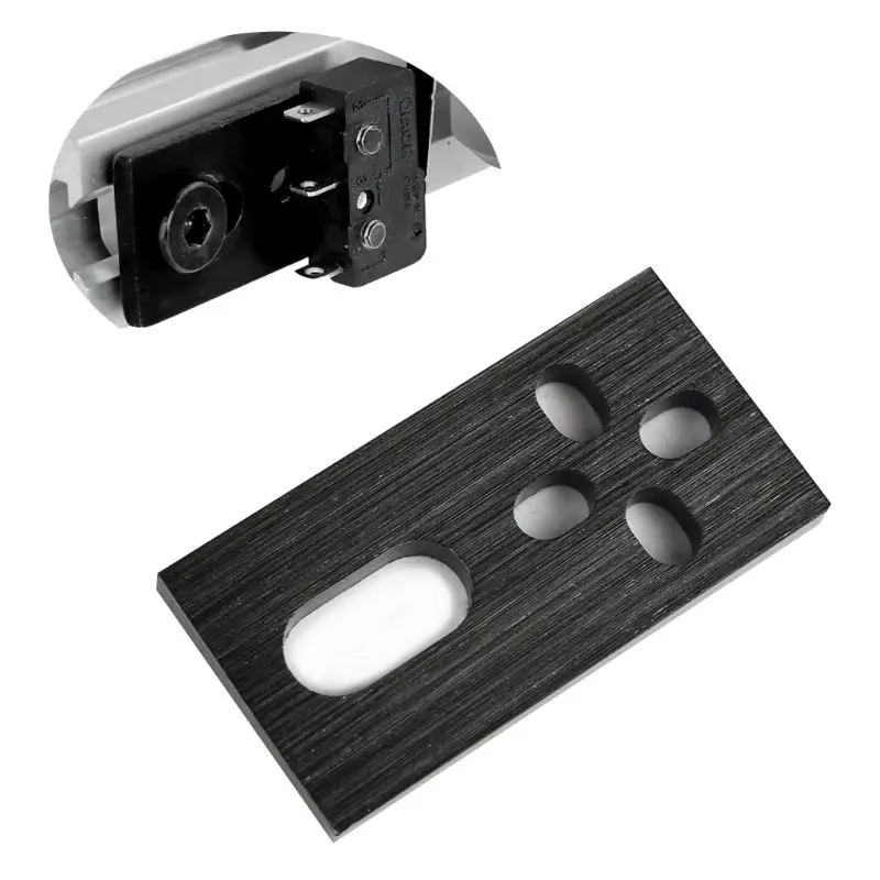 Черная алюминиевая пластина микро концевого выключателя для Openbuilds C Beam V Slot