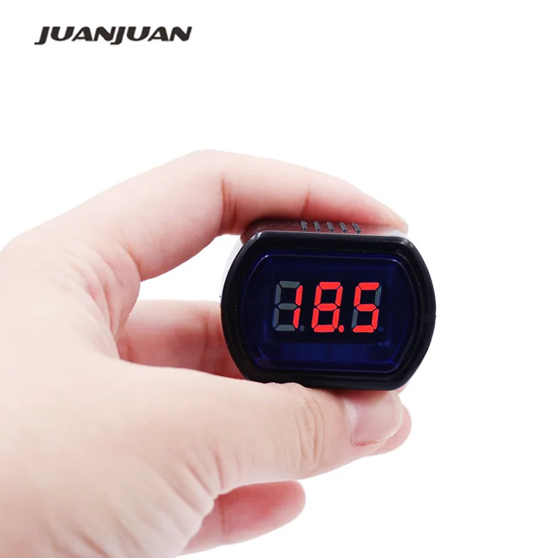 

DC12V 24V led voltage indicator Digital Engine Battery Electric Volt Tester Monitor Meter Voltmeter for car 20%off