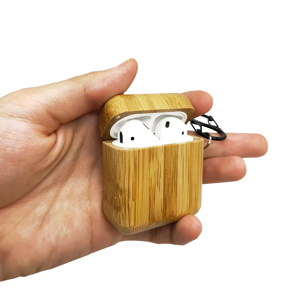 Настоящие деревянные чехлы Чехол для Airpods TWS Bluetooth i10 i12 чехол деревянный ящик пыленепроницаемый натуральный чехол ручной работы для Apple Airpods
