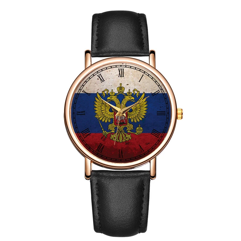 Часы наручные мужские с кожаным ремешком брендовые Роскошные Кварцевые