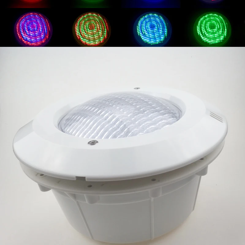 Светильник для бассейна RGB 24 Вт IP68 Светодиодный подводный светильник 12 В + пульт