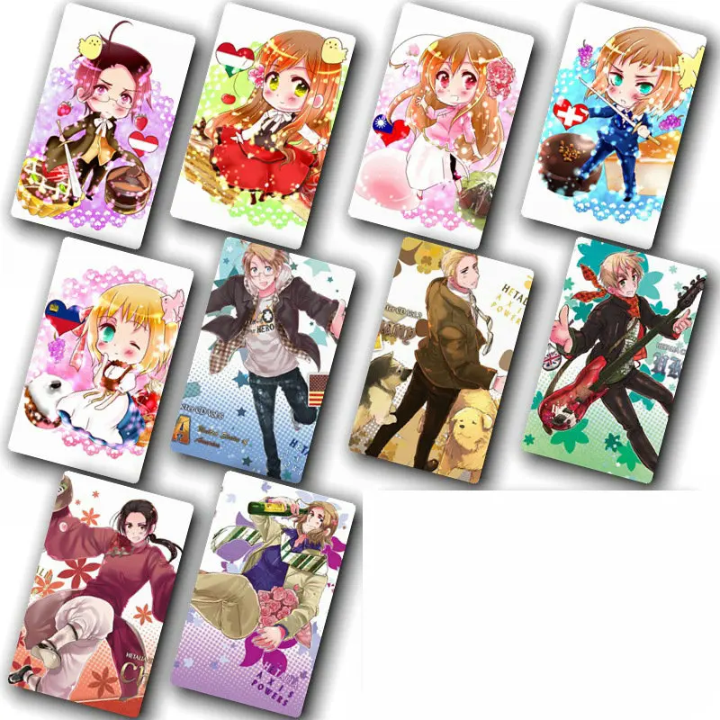 Hetalia Axis Powers APH наклейка 100 шт. разные стили аниме наклейки s Bus ID водонепроницаемые