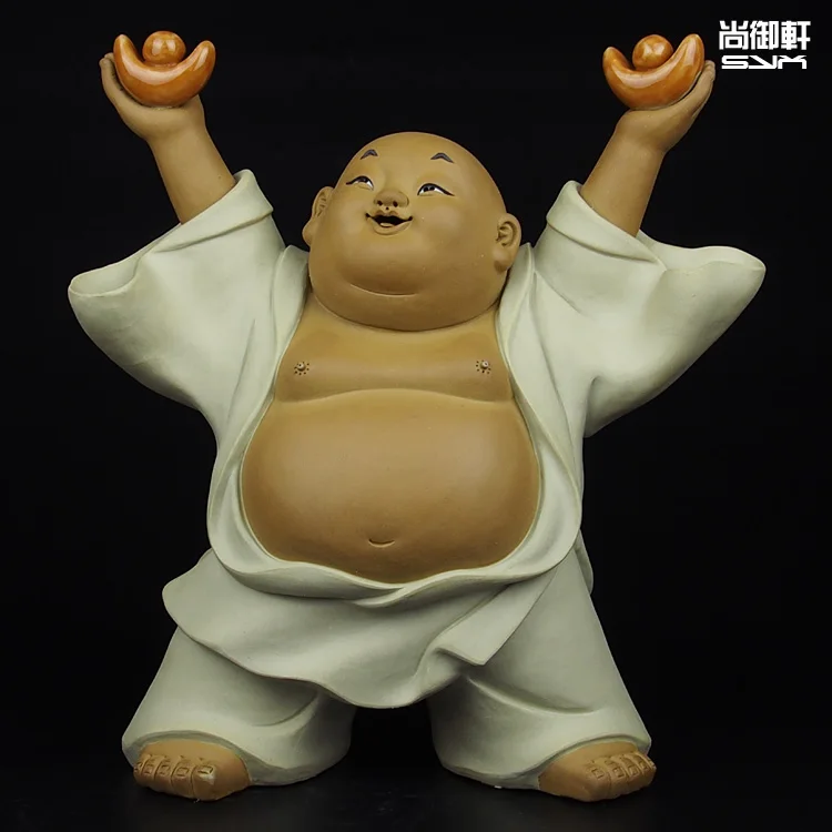 

В стиле кукол Shiwan master of fine Гостиная ТВ шкаф керамические украшения счастливый мальчик мебель для дома современные ювелирные изделия