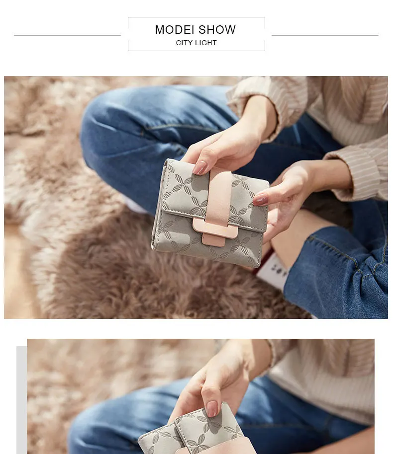 Новые модные женские короткие кошельки из искусственной кожи, Женский кошелек, свежий держатель для карт, сумка для монет, денег, мягкая цена в долларах, Женский кошелек, маленький
