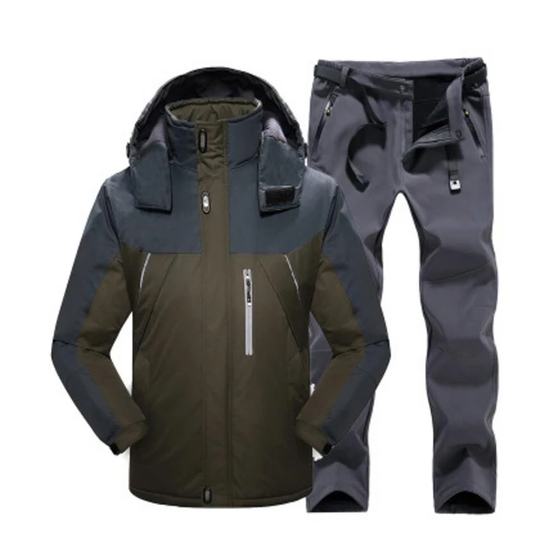 Winter 2017 New Listing Outdoor Mountaineering Windbreaker Suits Thermal Breathable Waterproof Men 155 | Спорт и развлечения