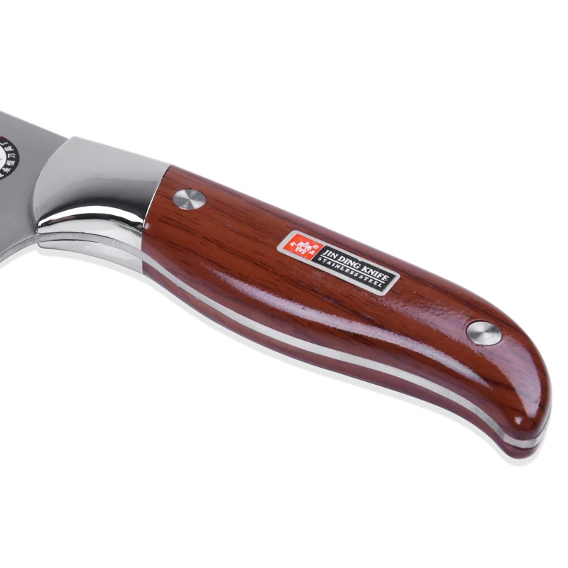 Нож JINDING из нержавеющей стали для резки костей мяса двойного назначения бытовой