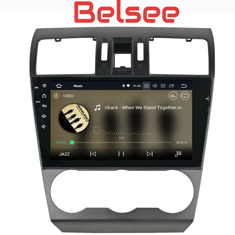 Головное устройство Belsee Octa Core PX6 Android 10 64 Гб GPS Navi HD радио мультимедиа для Subaru Forester