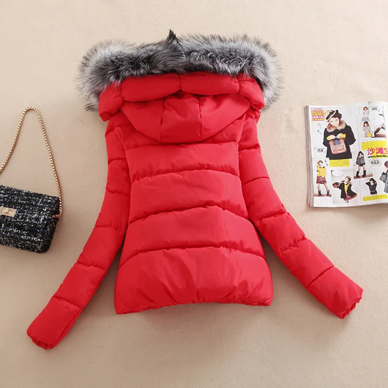 Новинка 2017 распродажа хит продаж чистый цвет хлопковая зимняя куртка женская