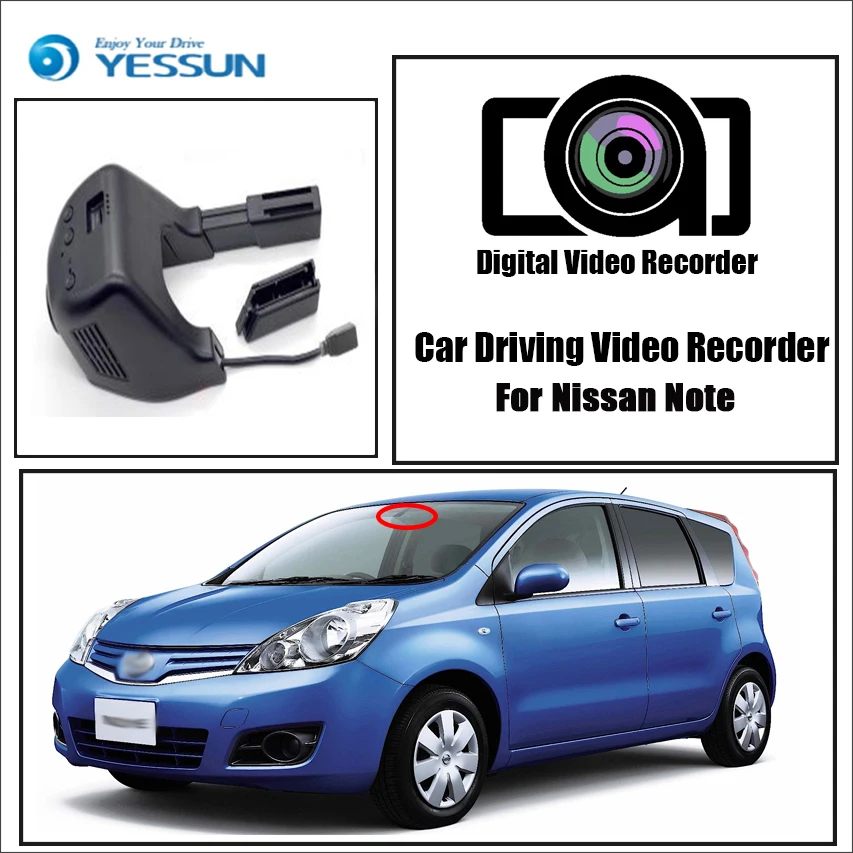 YESSUN для Nissan Note Автомобильный видеорегистратор вождения Wifi DVR мини камера Novatek 96658